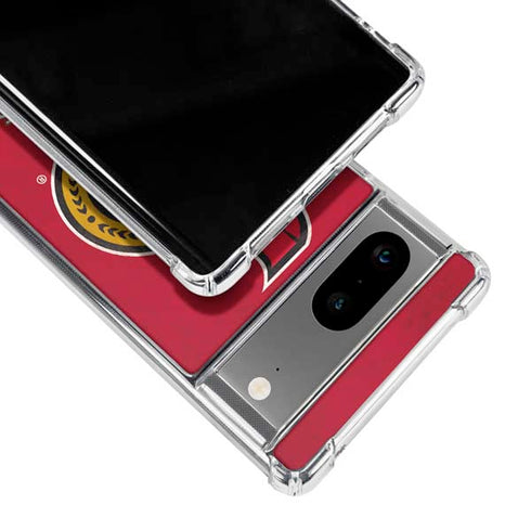 NHL Ottawa Senators Distressed Google Pixel 7a Clear Case